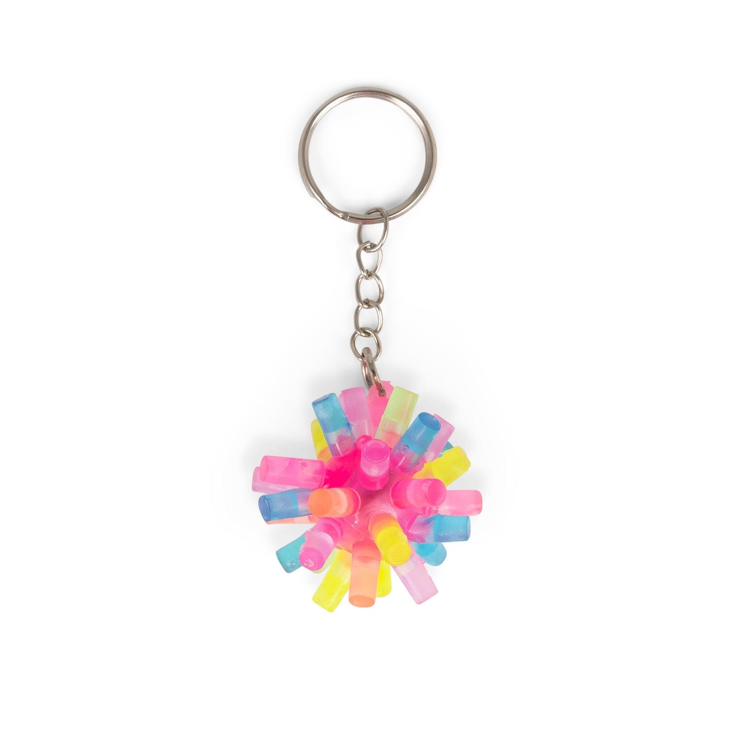 Lysande Nyckelring -  Flashing Spiky Keychain