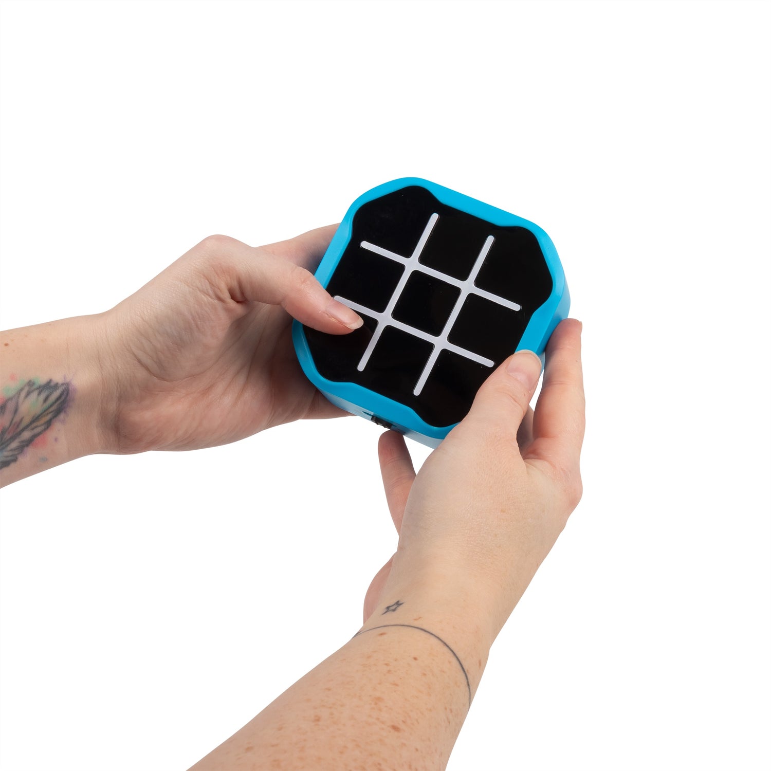 Tre-i-rad Spel - Tic Tac Toe, Blå