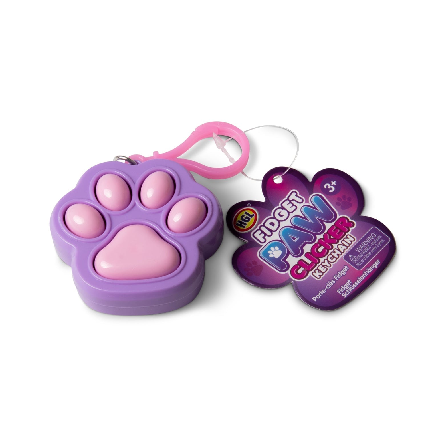 Fidget Paw Clicker Nyckelring