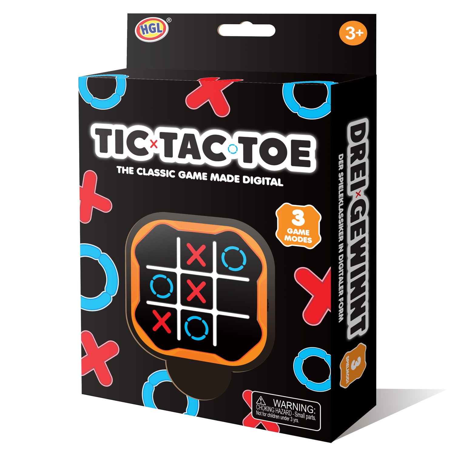 Tre-i-rad Spel - Tic Tac Toe, Orange