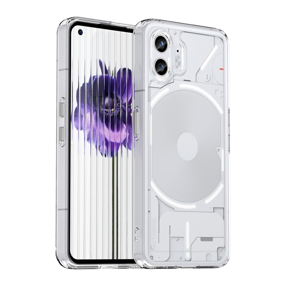 Nothing Phone 2 Crystal Hybrid-skal, transparent