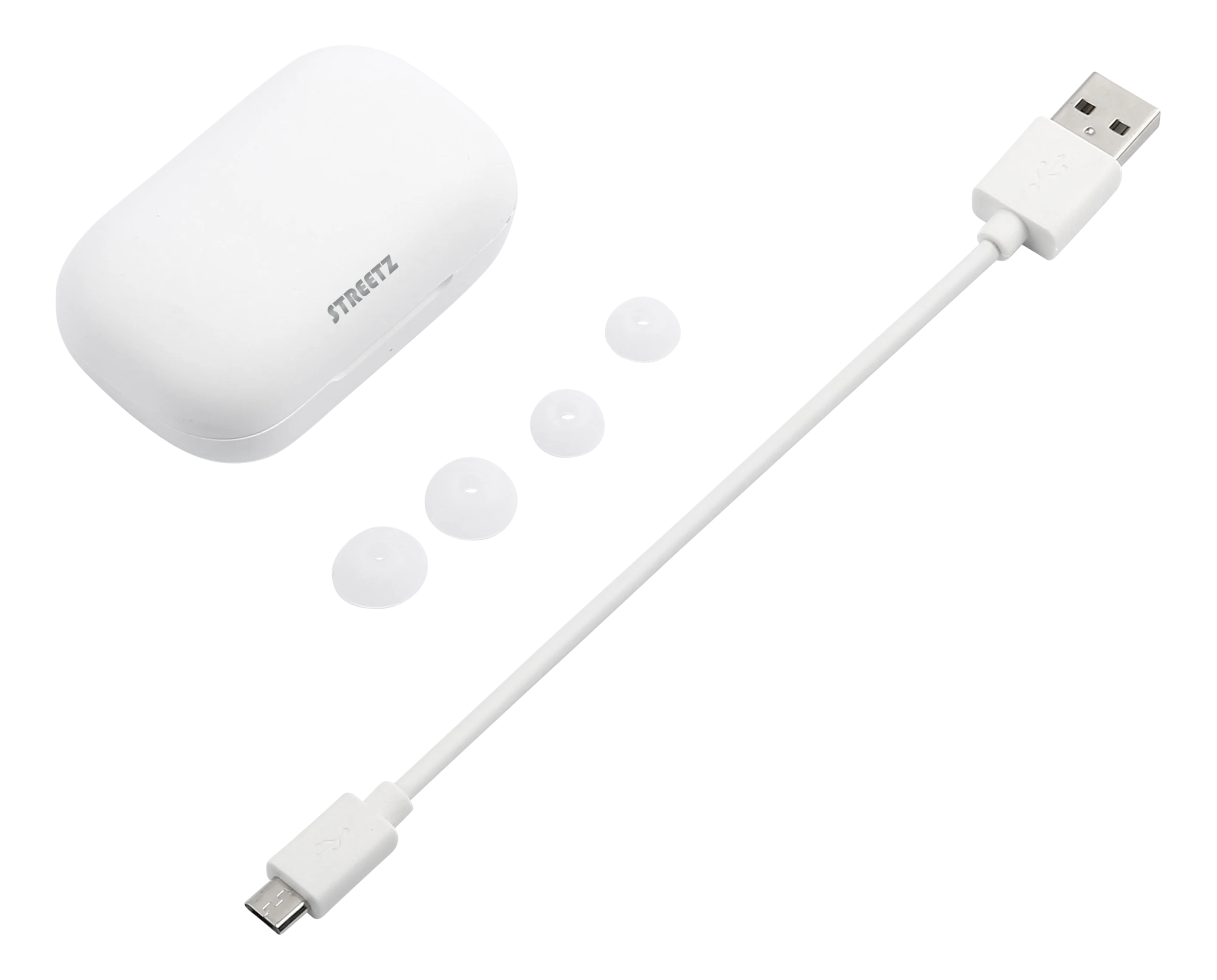 TWS  Hörlurar  in-ear trådlösa, Vit