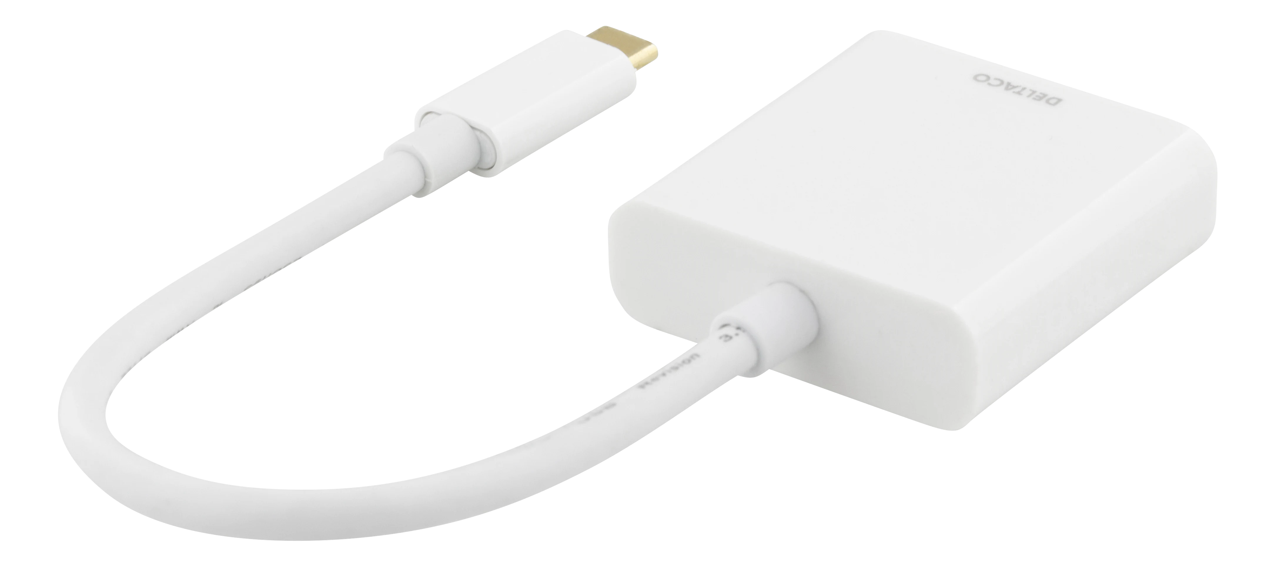 USB-C till HDMI adapter 4K UHD, Vit