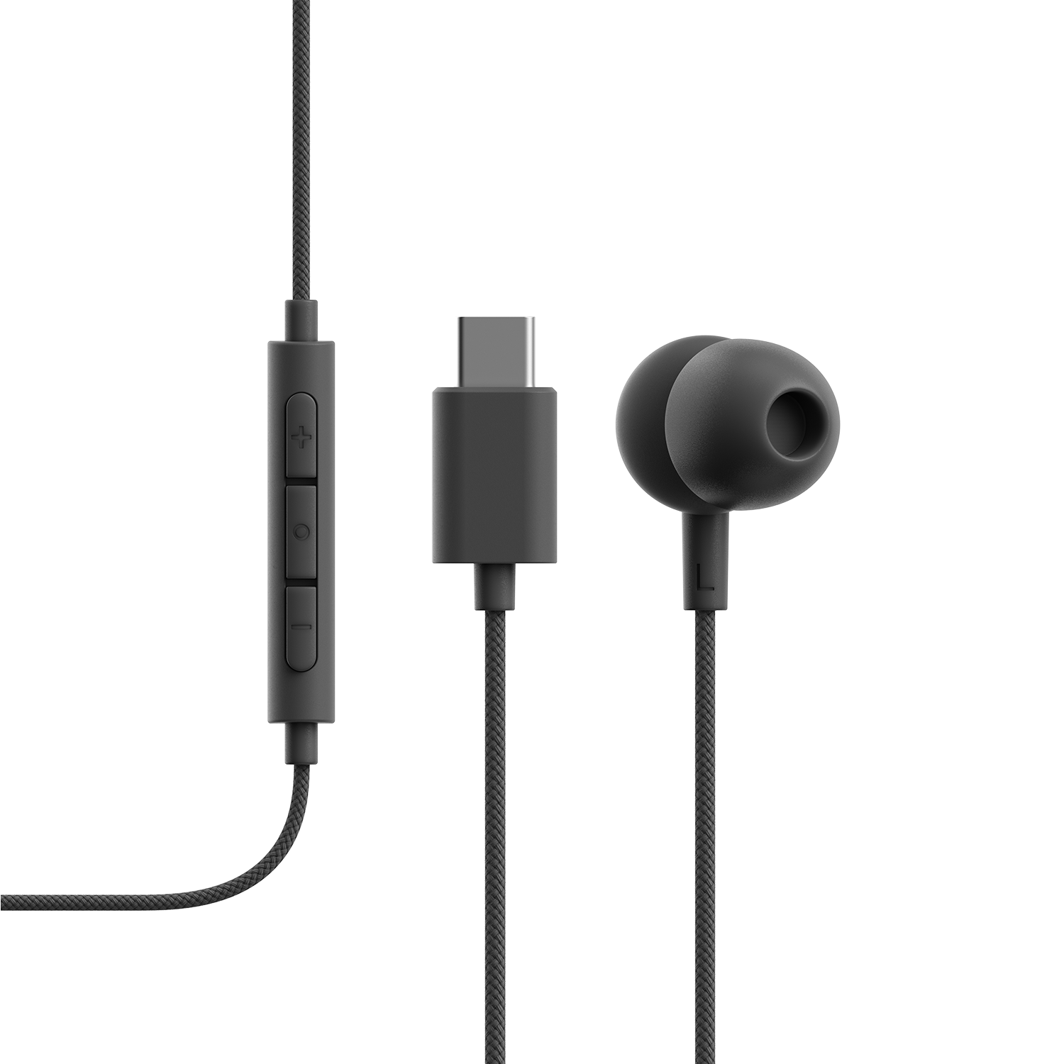 V3 In-ear Hörlurar Trådbundna USB-C, Svart