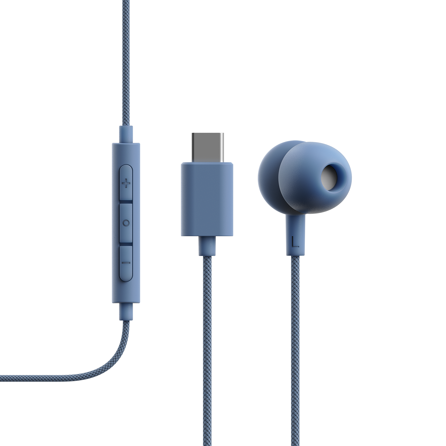 V3 In-ear Hörlurar Trådbundna USB-C, Blå