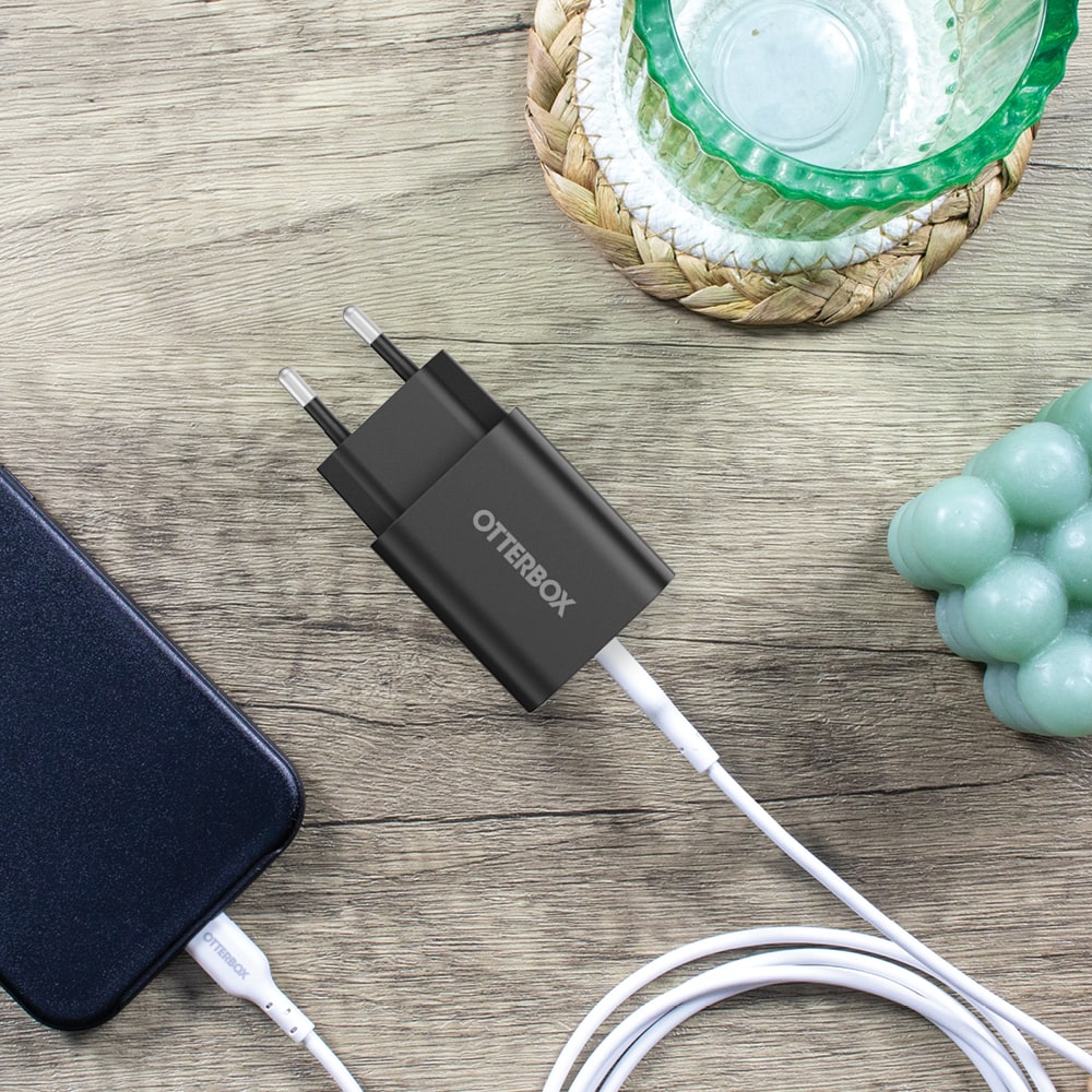 Väggladdare USB-C PD 20W, Black