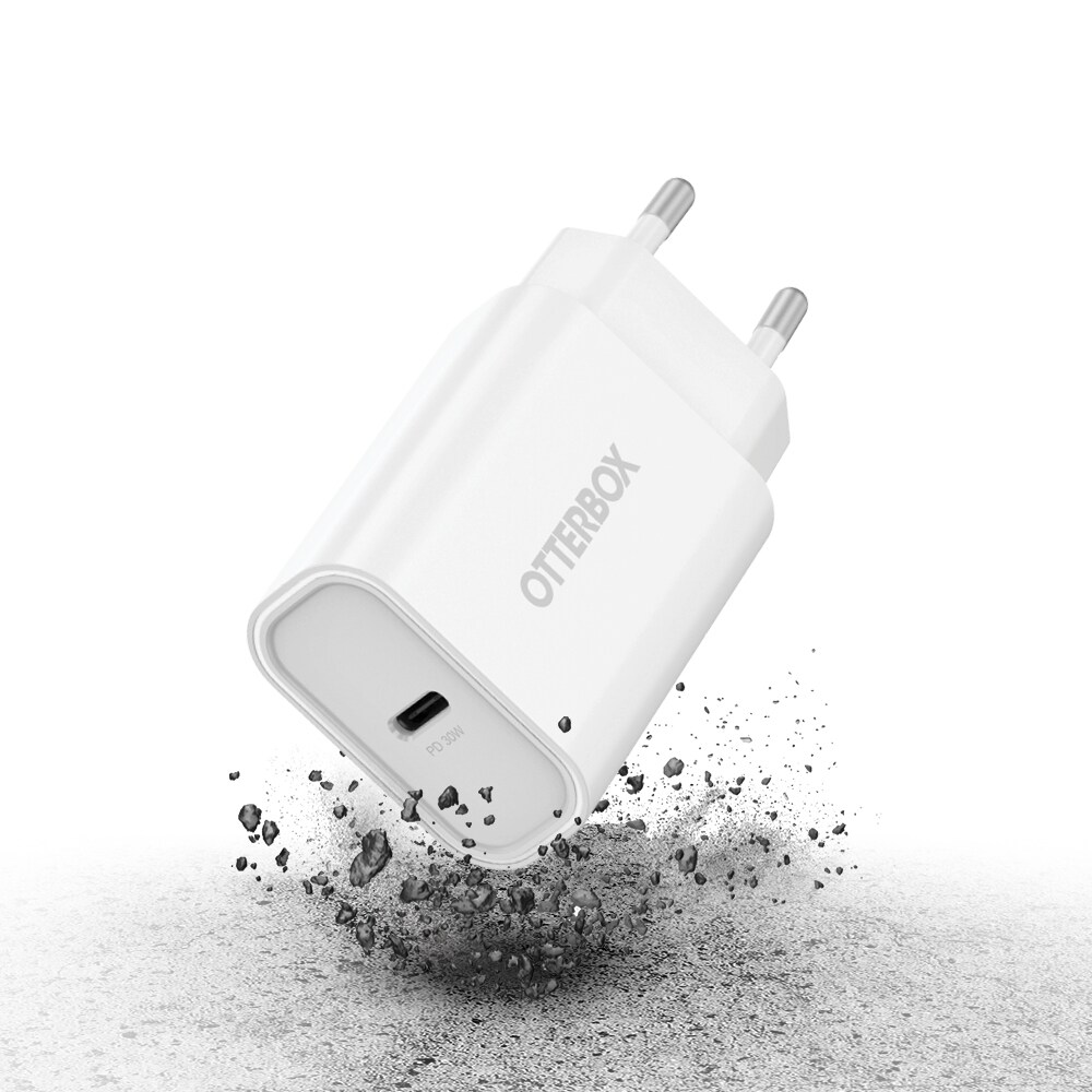 Väggladdare USB-C PD 30W, White