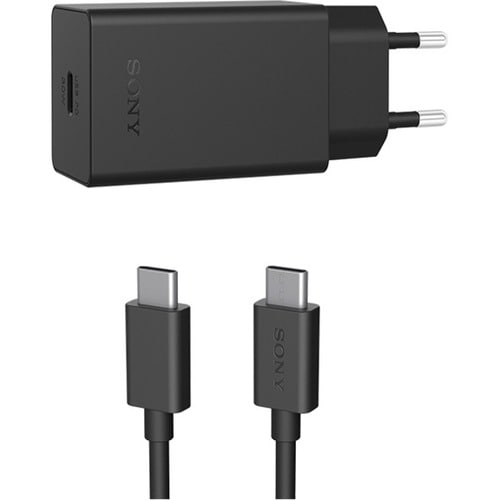 Väggladdare och Kabel USB-C 30W, svart