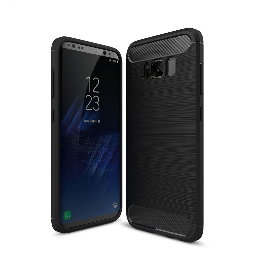 Samsung Galaxy S8 TPU-skal Brushed, Black