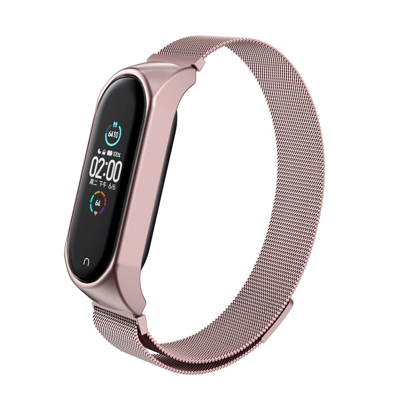 Xiaomi Mi Band 4/Mi Band 3 Armband Milanese Loop, Rosa