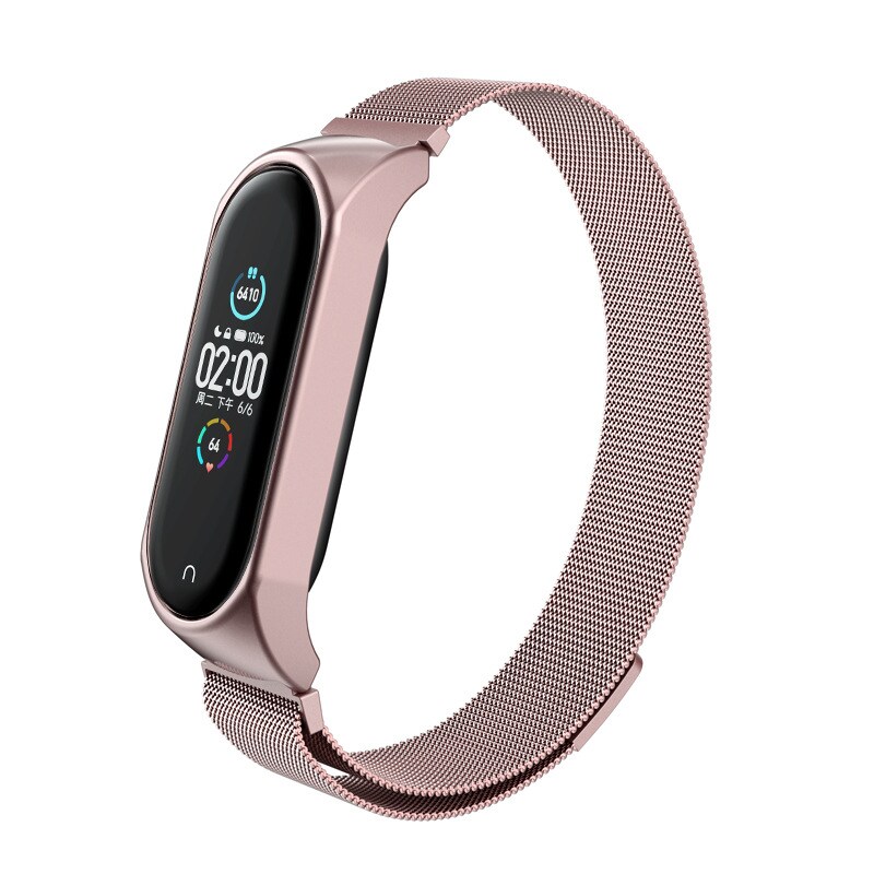 Xiaomi Mi Band 3/4 Armband Milanese Loop, guld