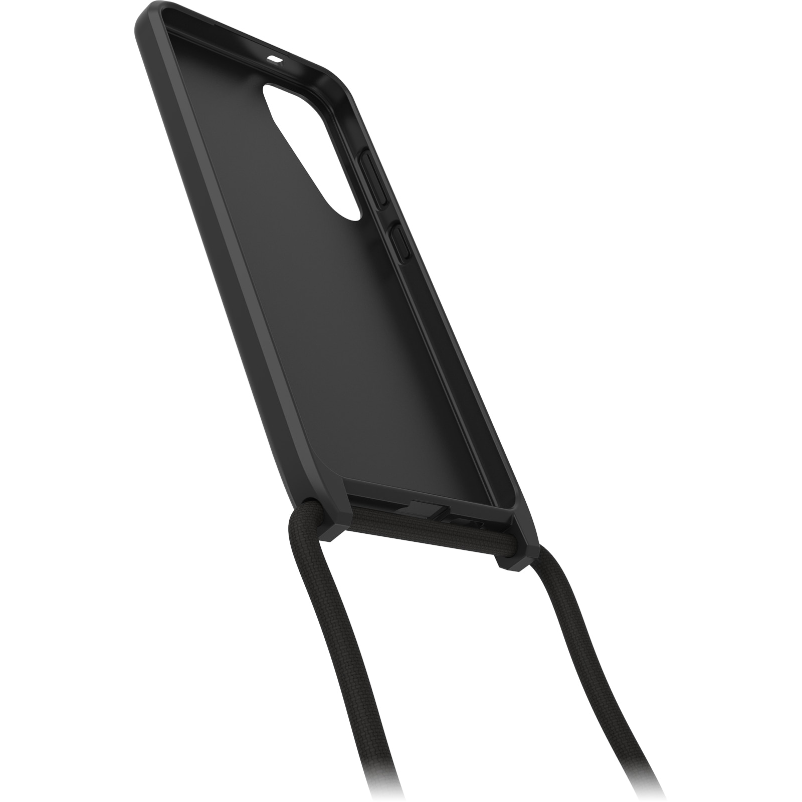 Samsung Galaxy S24 Plus Skal med halsband React Necklace, svart