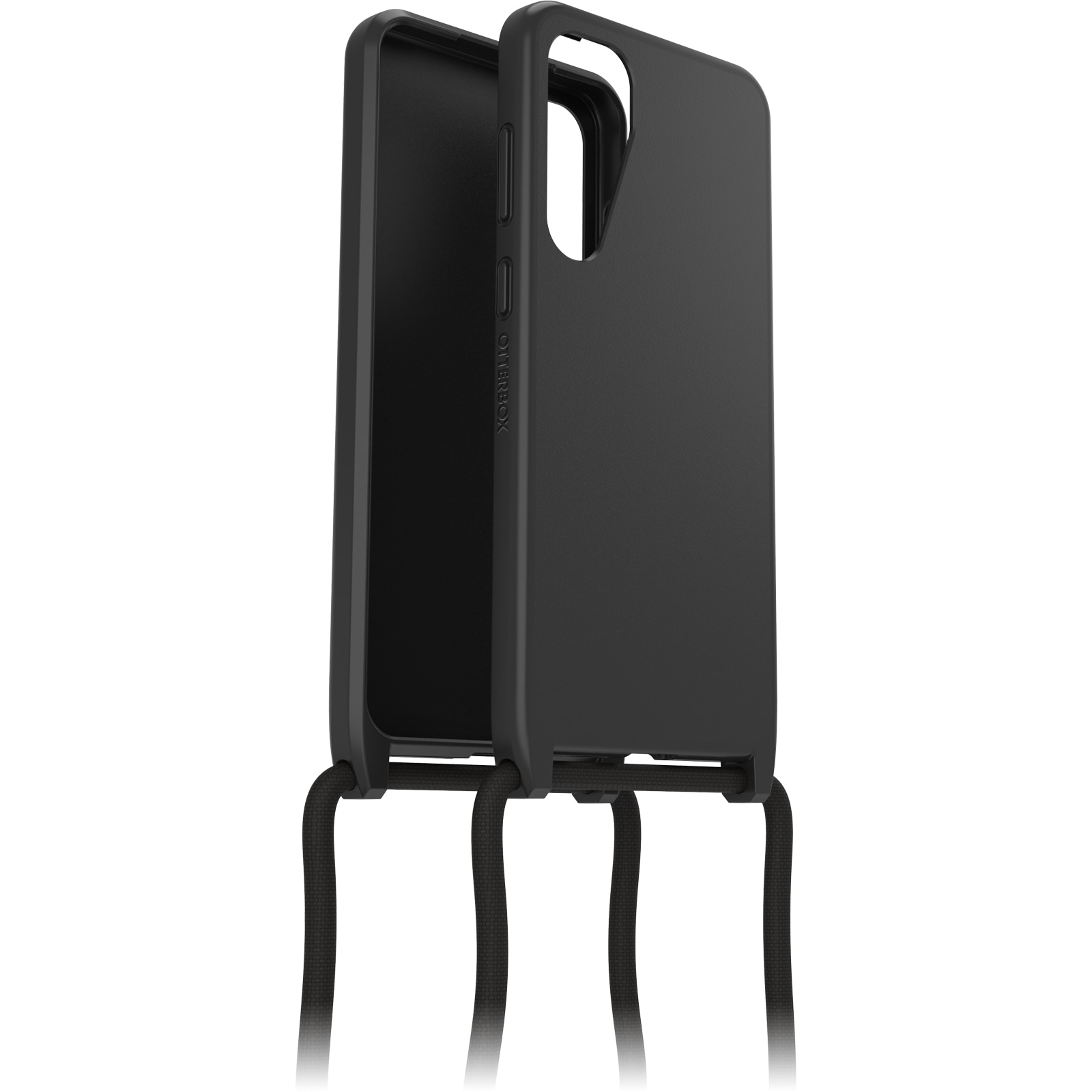 Samsung Galaxy S24 Plus Skal med halsband React Necklace, svart