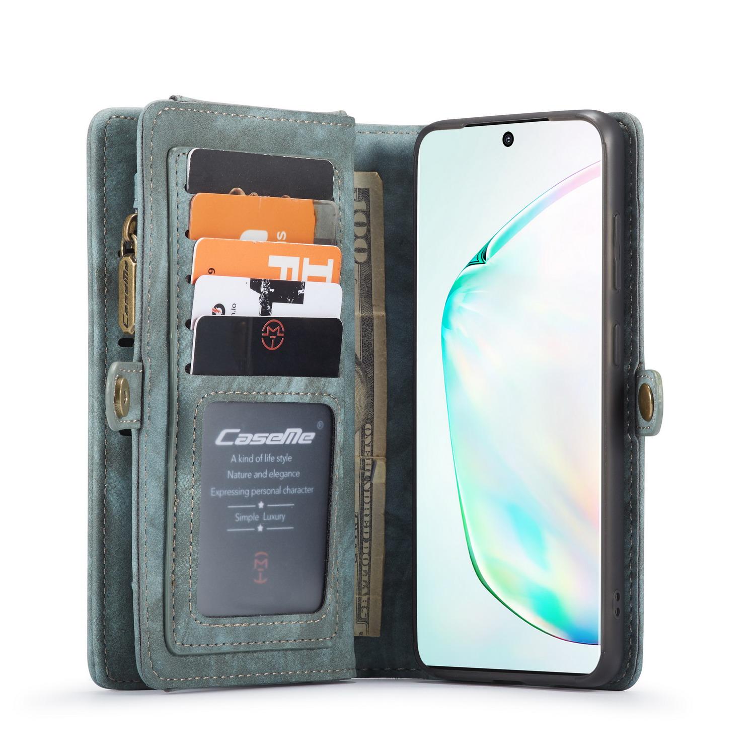 Samsung Galaxy S20 Rymligt plånboksfodral med många kortfack, Blå