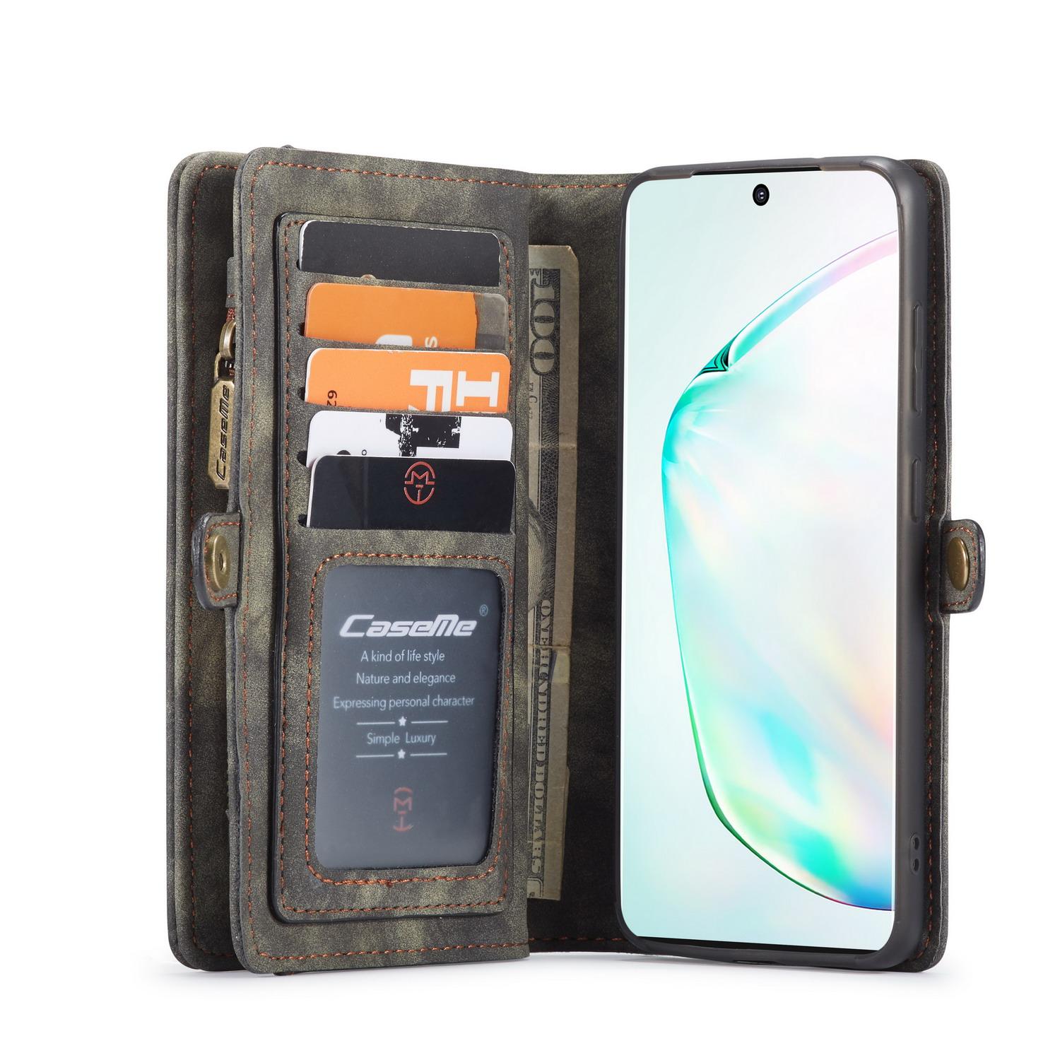 Samsung Galaxy S20 Plus Rymligt plånboksfodral med många kortfack, Grå