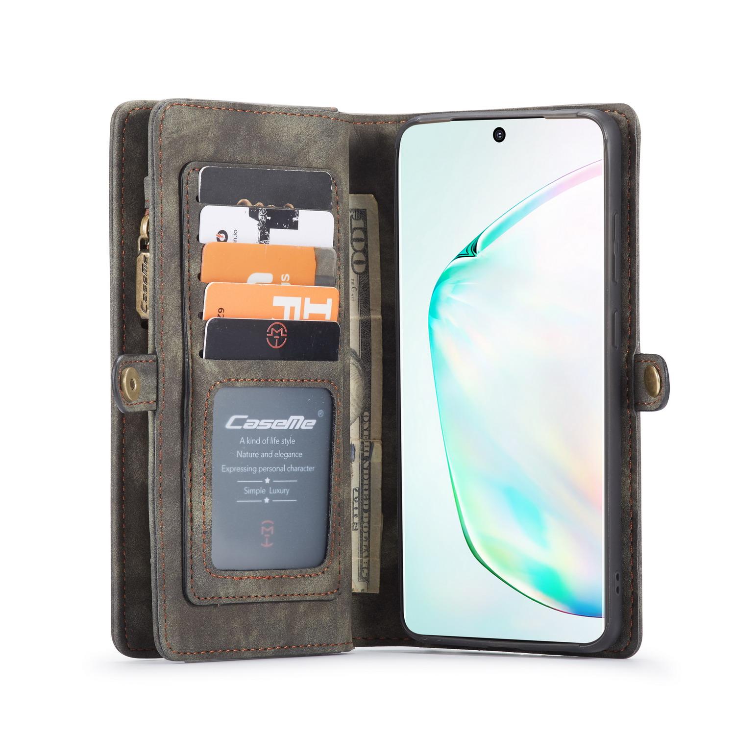 Samsung Galaxy S20 Ultra Rymligt plånboksfodral med många kortfack, Grå
