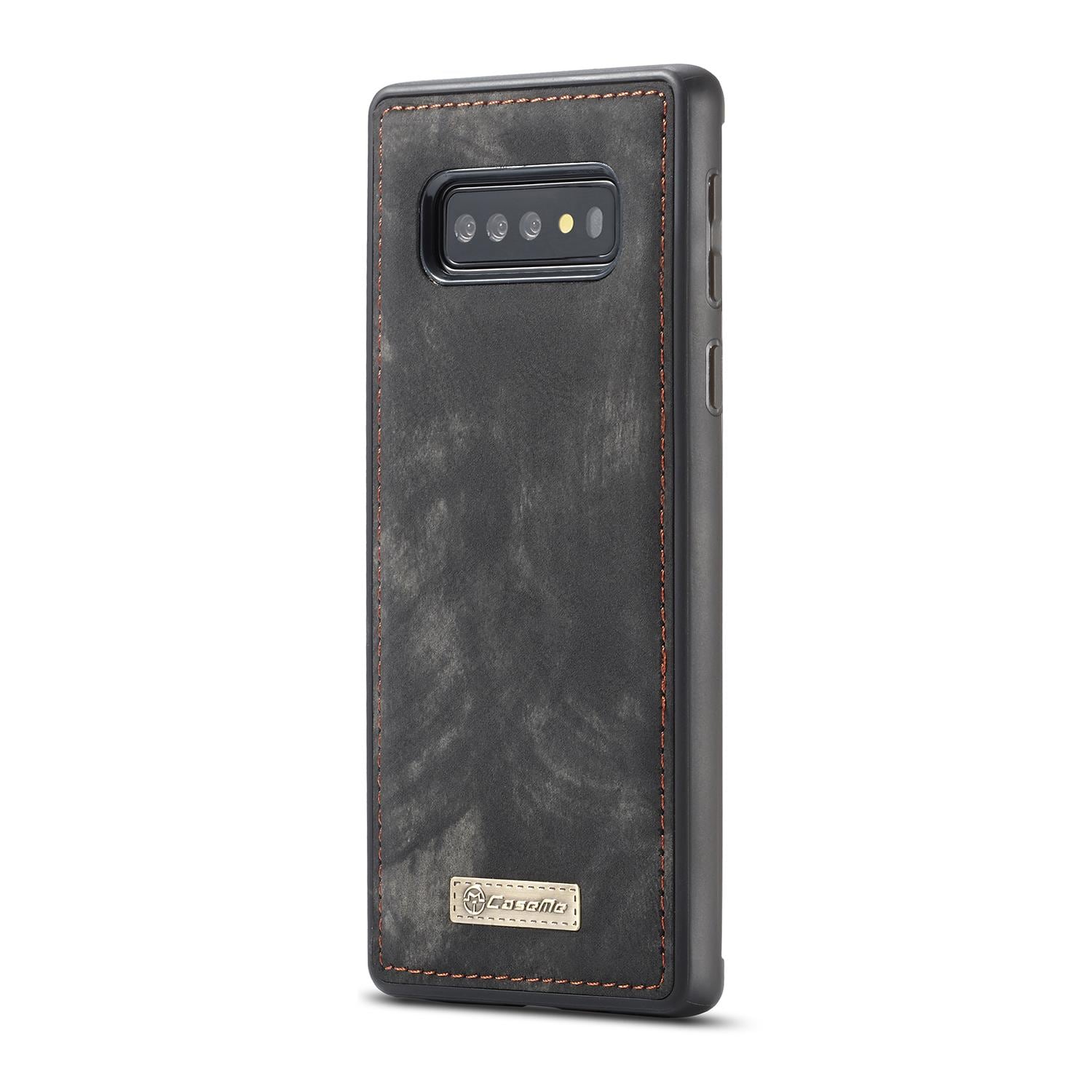 Samsung Galaxy S10 Rymligt plånboksfodral med många kortfack, Grå