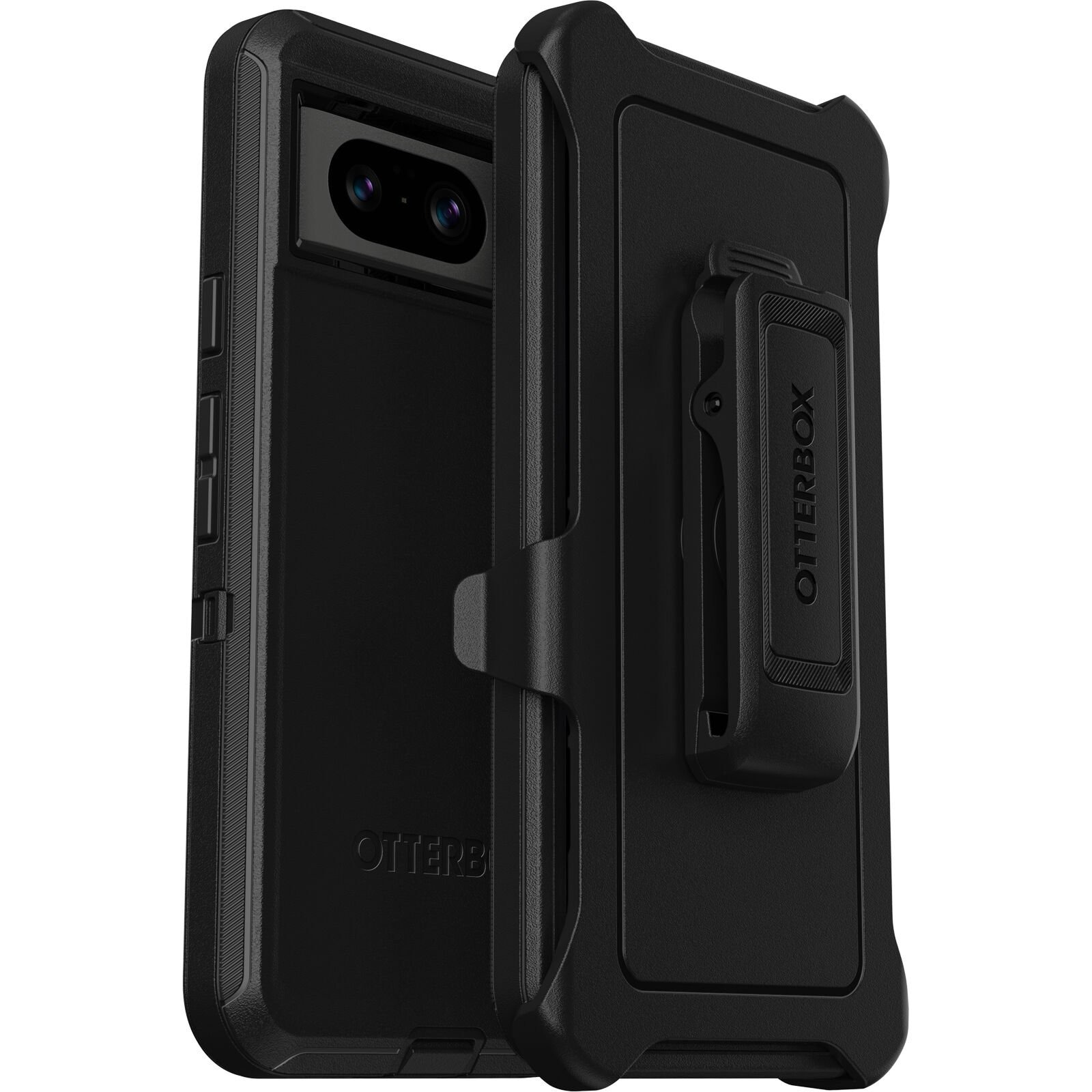 Google Pixel 8 Defender - Robust mobilskal med hög skyddsfaktor, Svart