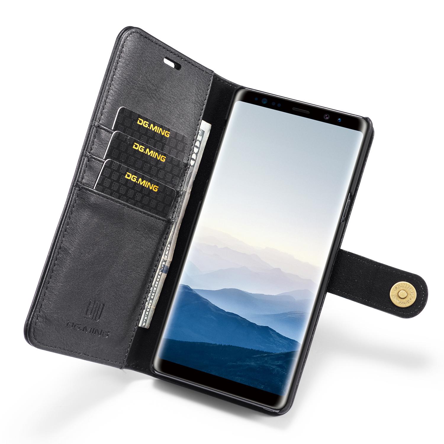 Samsung Galaxy Note 9 Plånboksfodral med avtagbart skal, Black