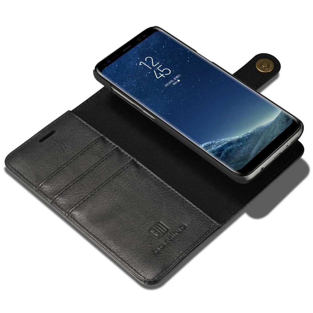 Samsung Galaxy S8 Plånboksfodral med avtagbart skal, Svart