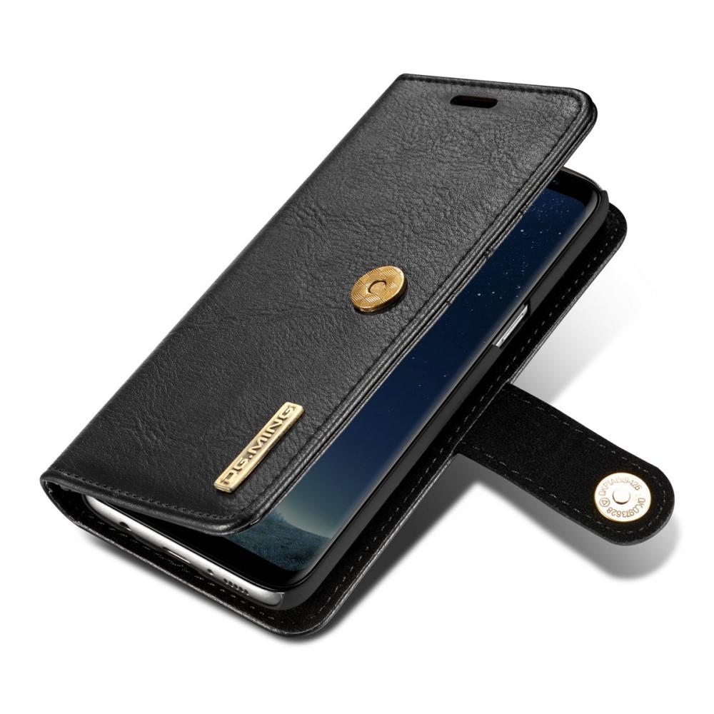Galaxy S8 Plånboksfodral med avtagbart skal, svart