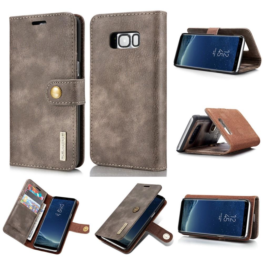 Samsung Galaxy S8 Plånboksfodral med avtagbart skal, Brown