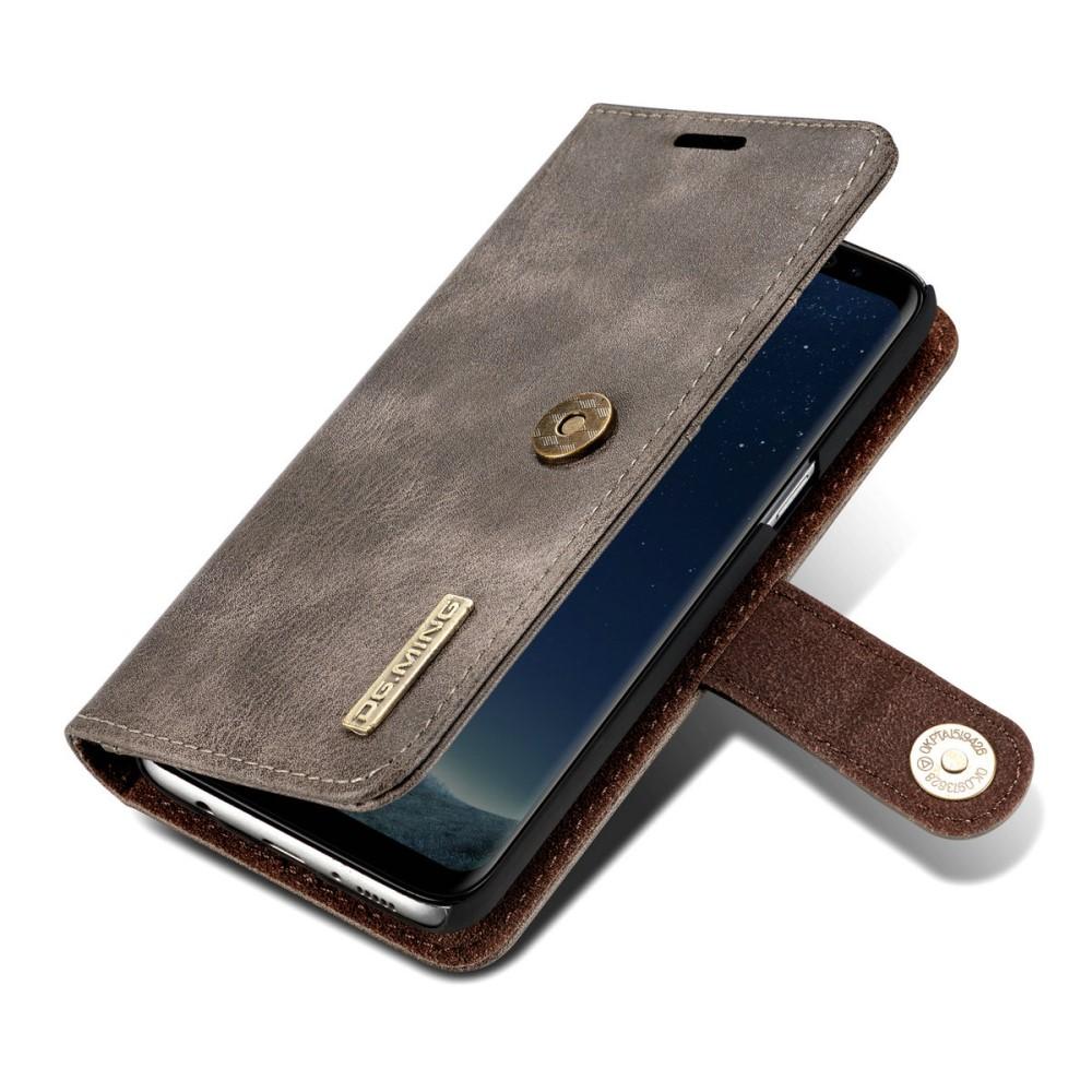 Samsung Galaxy S8 Plånboksfodral med avtagbart skal, Brown