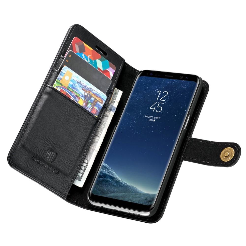 Samsung Galaxy S8 Plus Plånboksfodral med avtagbart skal, Svart