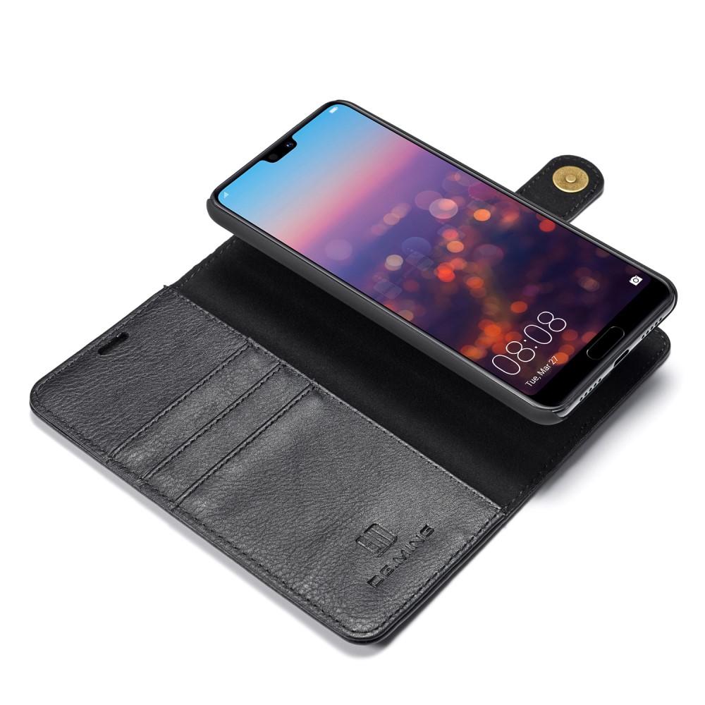 Huawei P20 Pro Plånboksfodral med avtagbart skal, svart