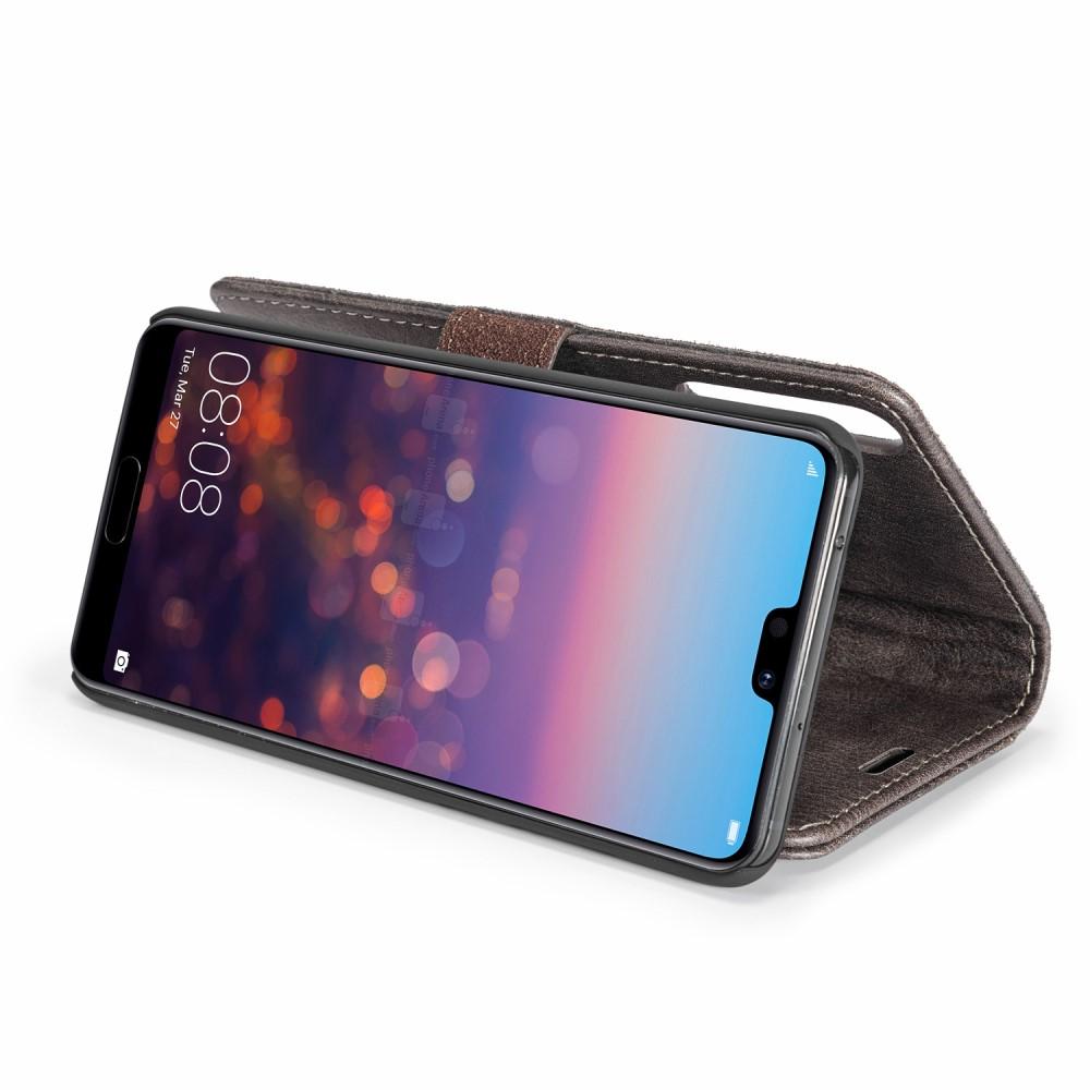 Huawei P20 Pro Plånboksfodral med avtagbart skal, Brown