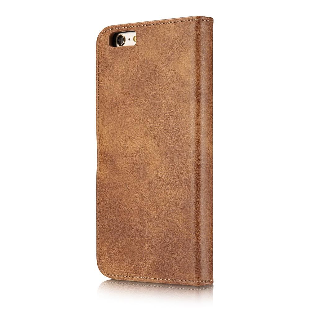 iPhone 6 Plus/6S Plus Plånboksfodral med avtagbart skal, Cognac
