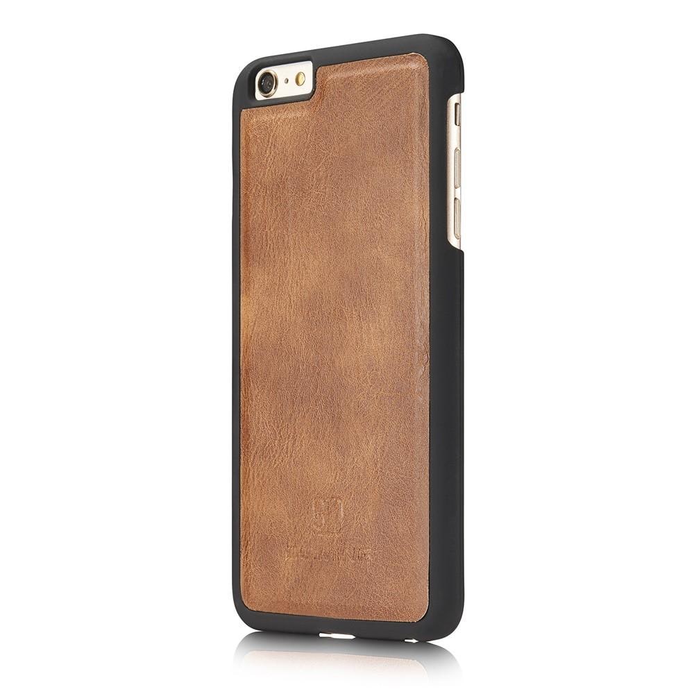 iPhone 6 Plus/6S Plus Plånboksfodral med avtagbart skal, Cognac