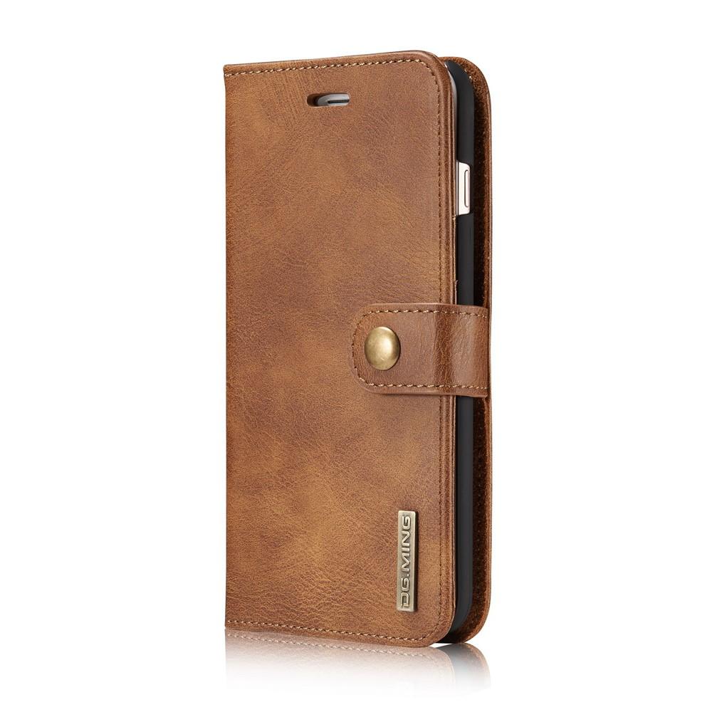 iPhone 7 Plus/8 Plus Plånboksfodral med avtagbart skal, cognac