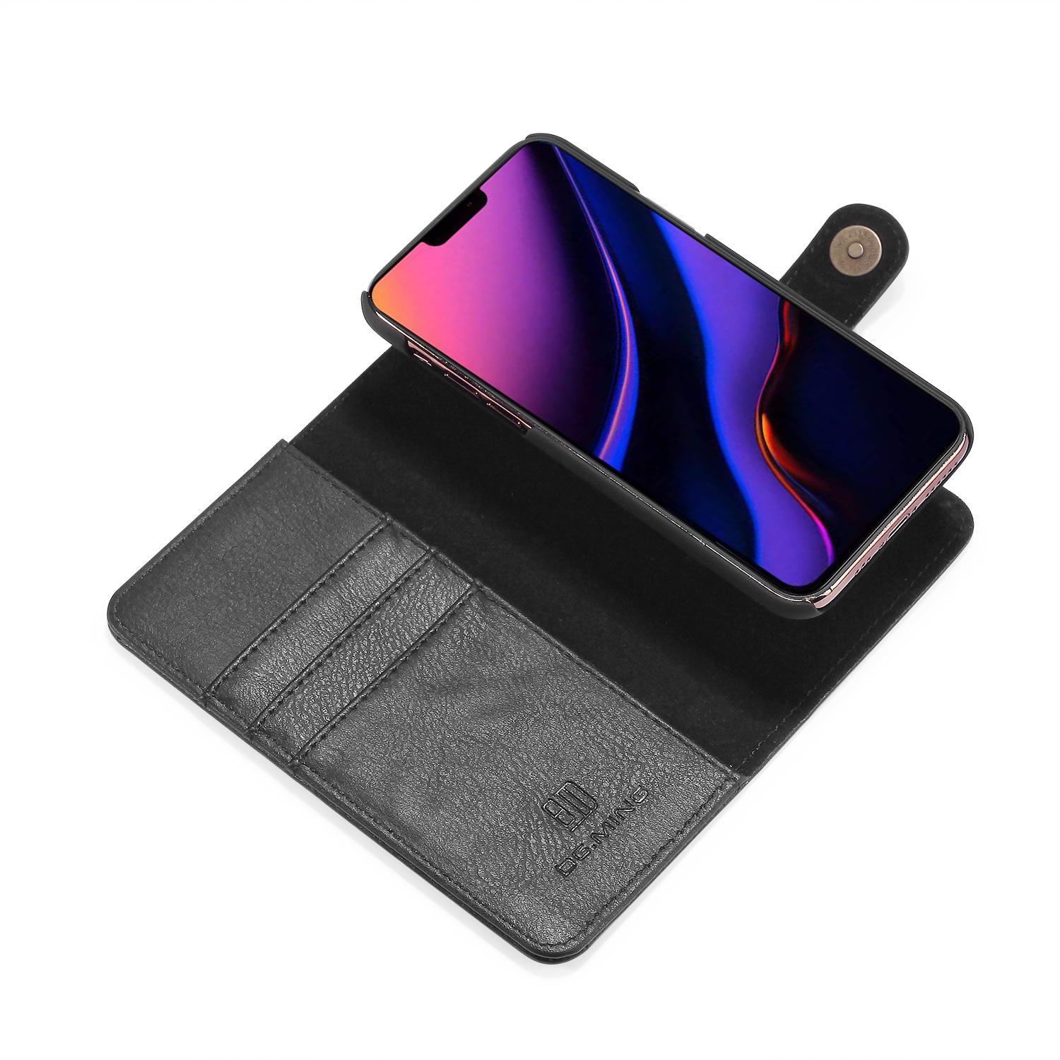 iPhone 11 Pro Max Plånboksfodral med avtagbart skal, svart