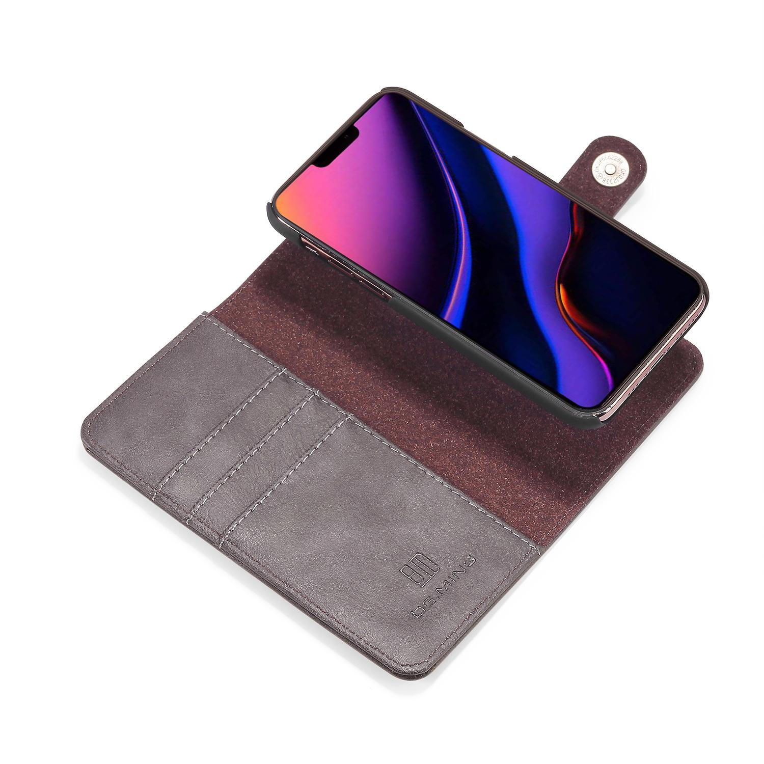 iPhone 11 Pro Max Plånboksfodral med avtagbart skal, Brown