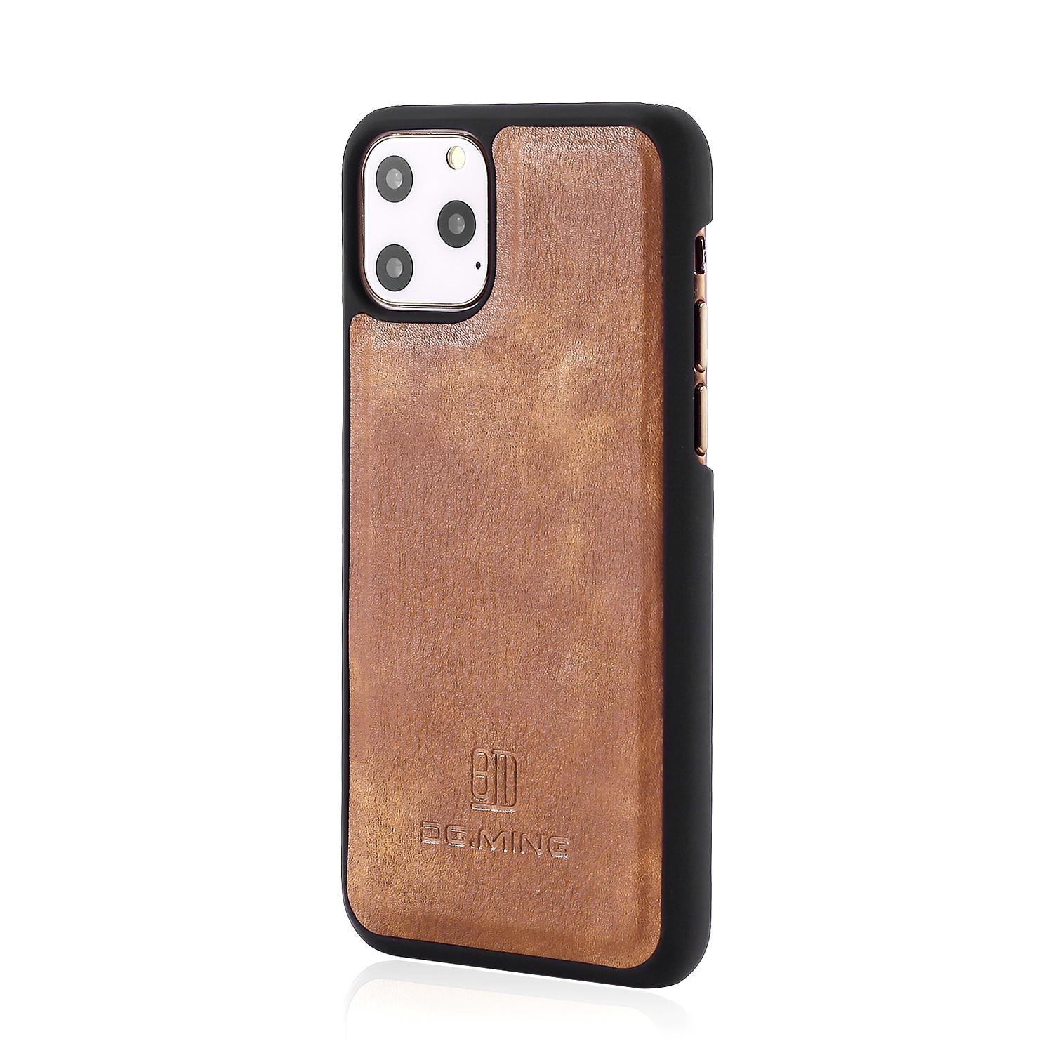 iPhone 11 Pro Max Plånboksfodral med avtagbart skal, Cognac
