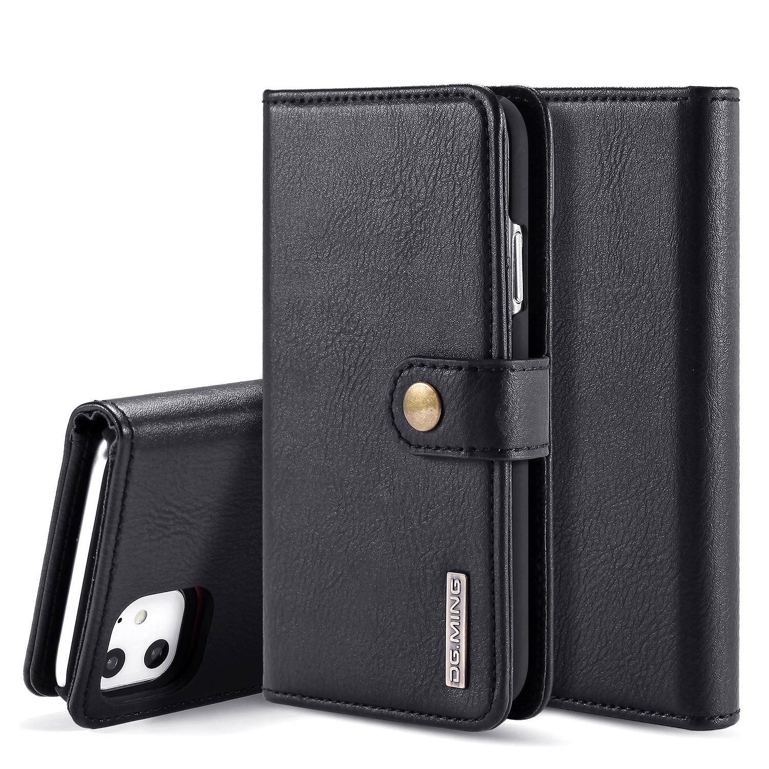 iPhone 11 Plånboksfodral med avtagbart skal, svart