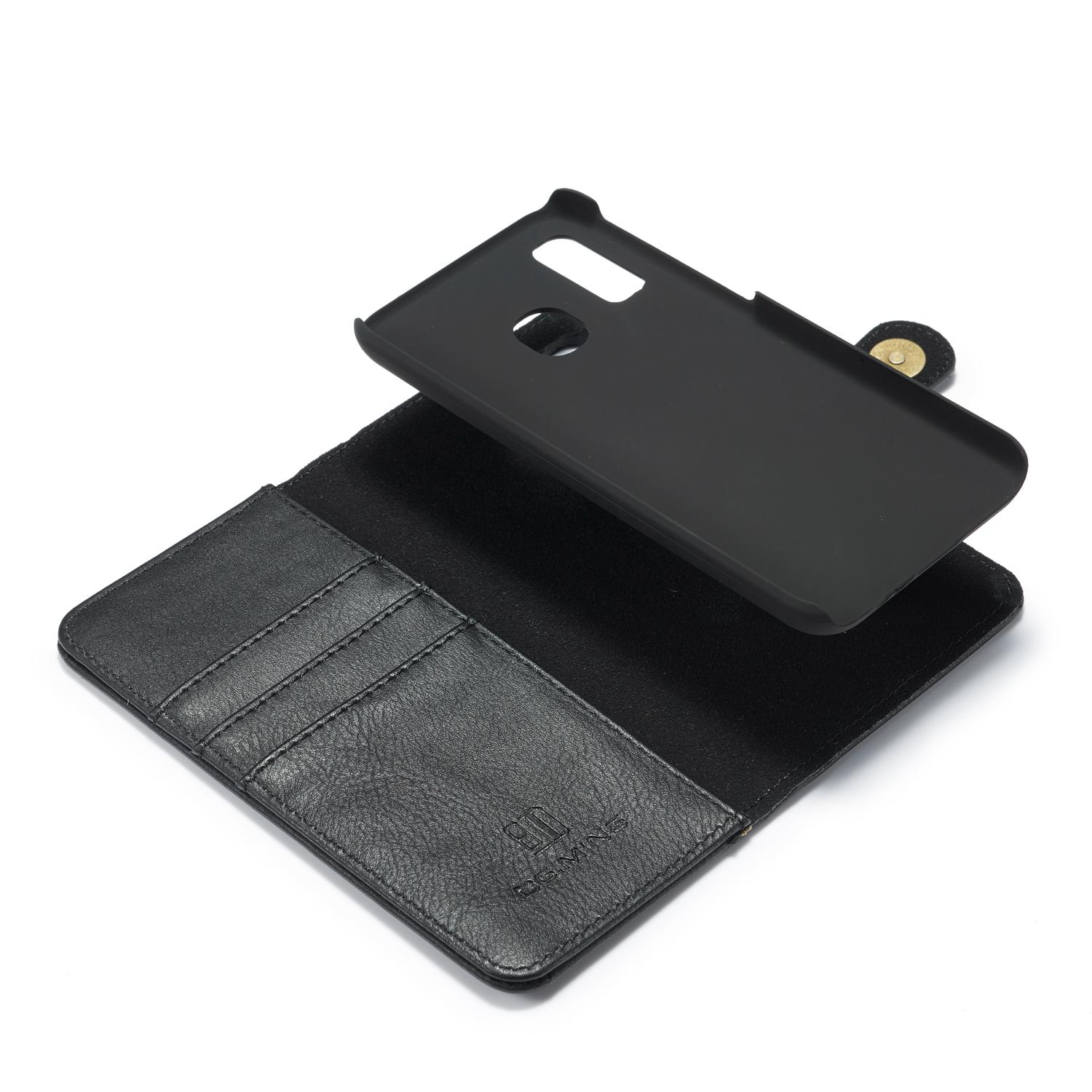 Samsung Galaxy A40 Plånboksfodral med avtagbart skal, svart