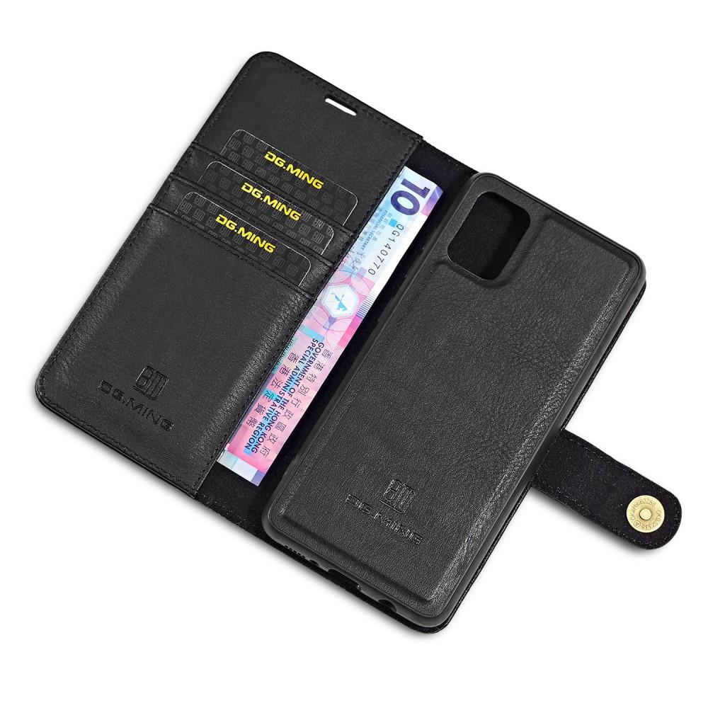 Samsung Galaxy A71 Plånboksfodral med avtagbart skal, svart