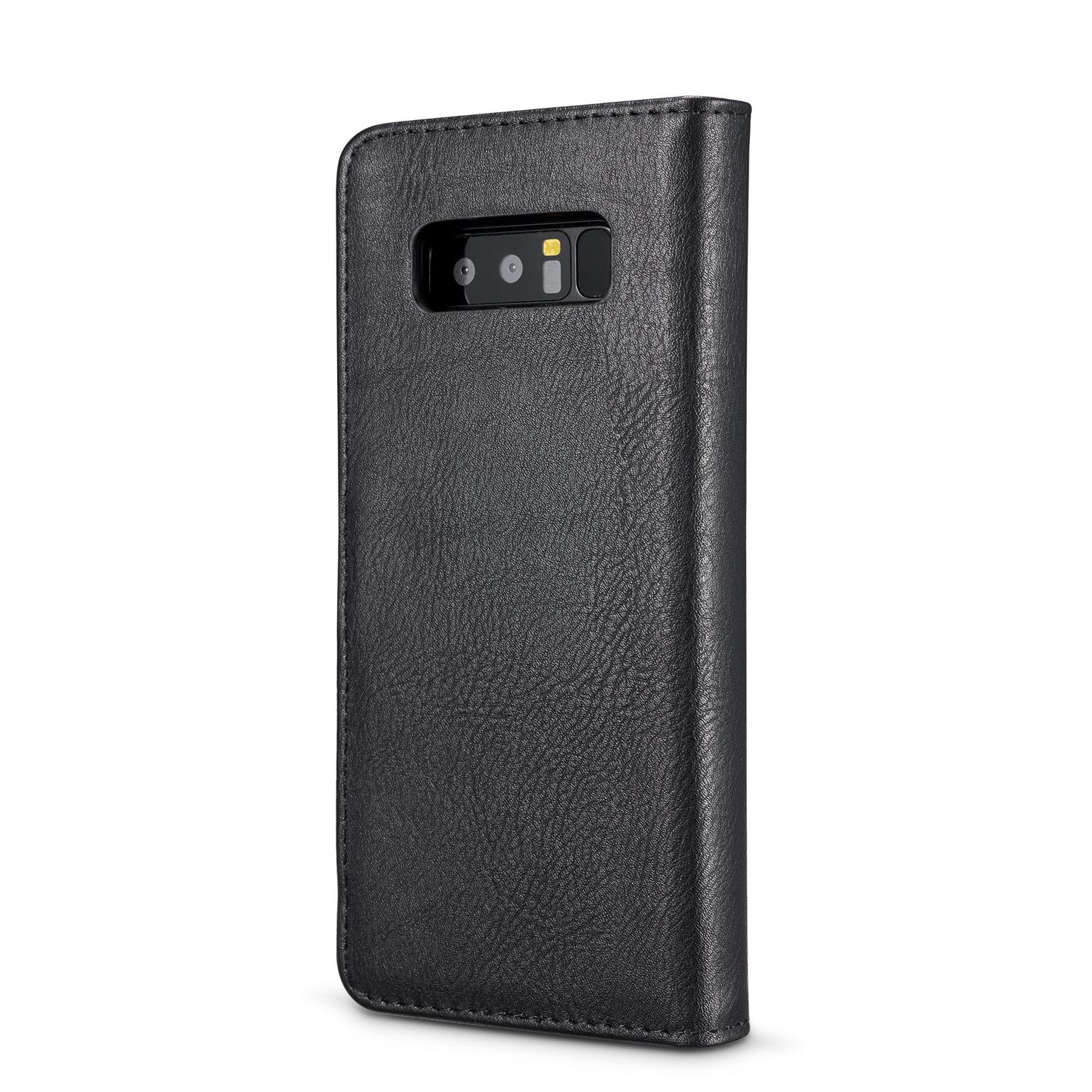 Samsung Galaxy Note 8 Plånboksfodral med avtagbart skal, svart