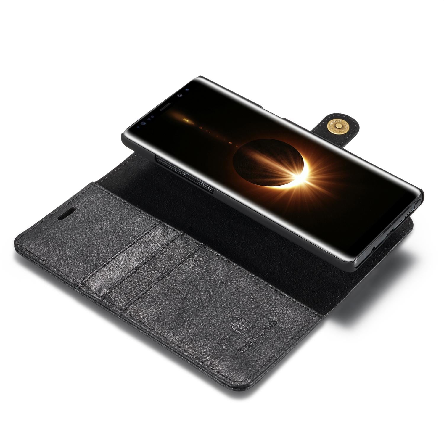 Samsung Galaxy Note 8 Plånboksfodral med avtagbart skal, Svart