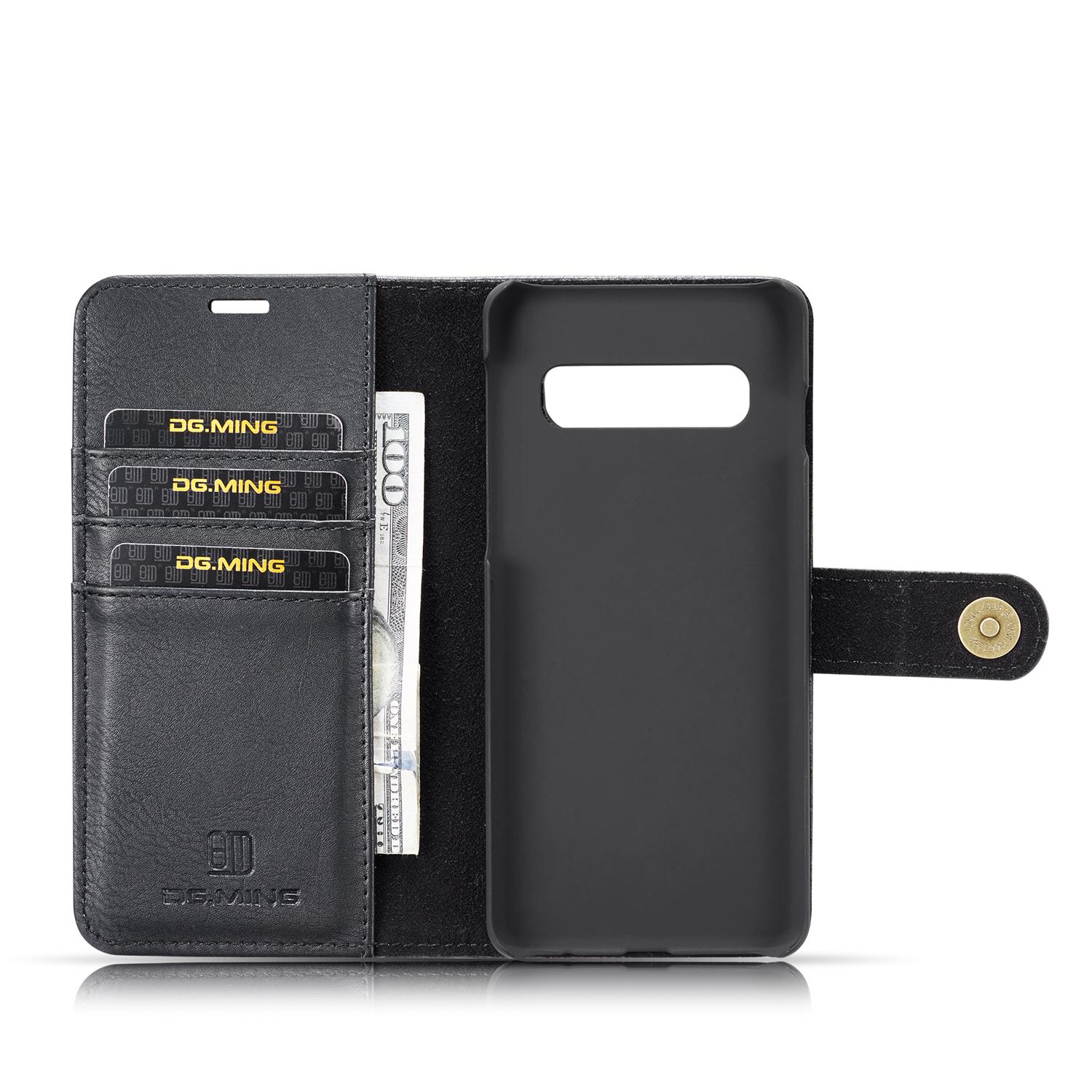 Samsung Galaxy S10 Plus Plånboksfodral med avtagbart skal, Black