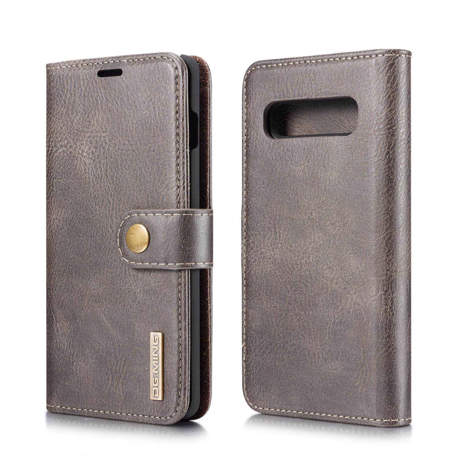 Samsung Galaxy S10 Plus Plånboksfodral med avtagbart skal, brun