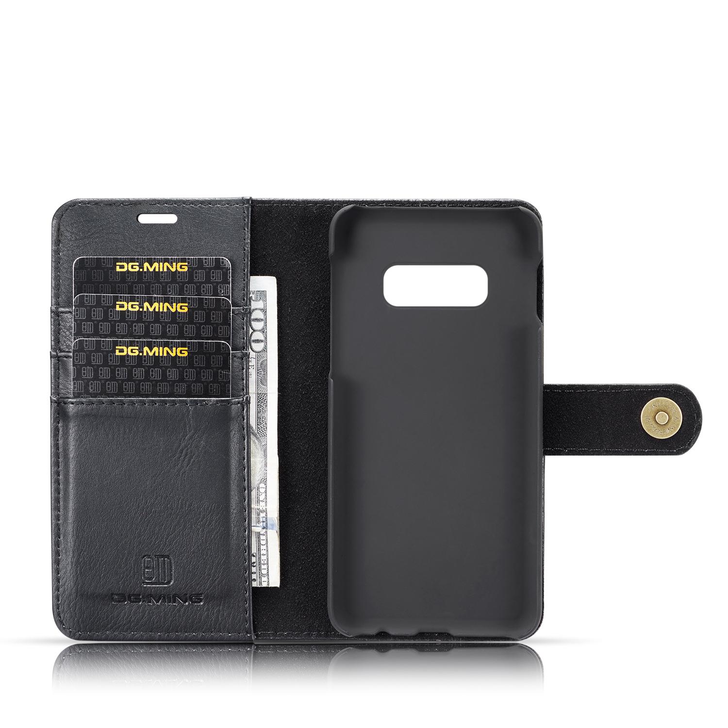Samsung Galaxy S10e Plånboksfodral med avtagbart skal, svart