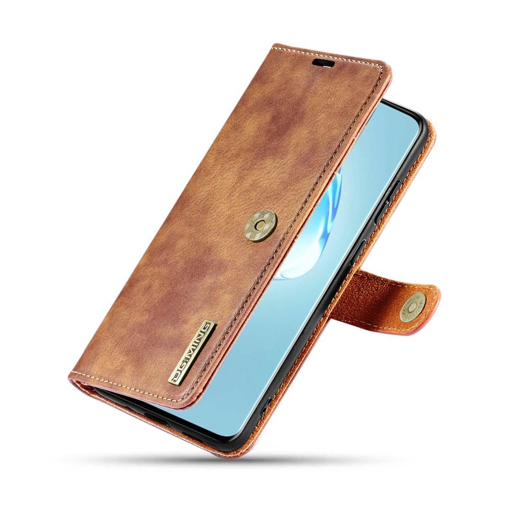 Samsung Galaxy S20 Plånboksfodral med avtagbart skal, cognac