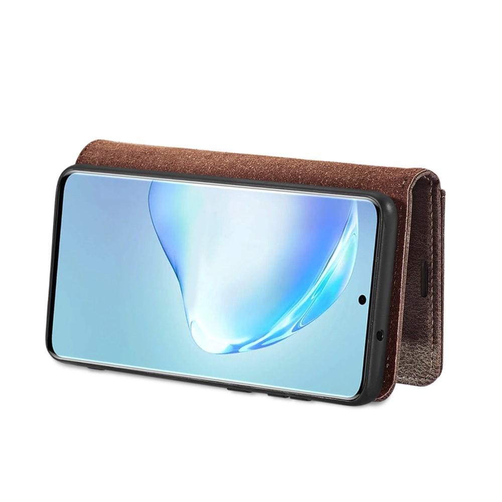 Samsung Galaxy S20 Ultra Plånboksfodral med avtagbart skal, Brun