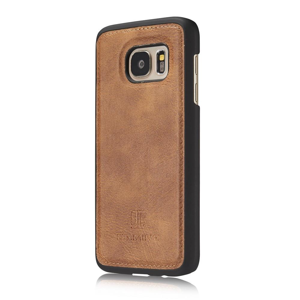Samsung Galaxy S7 Plånboksfodral med avtagbart skal, cognac