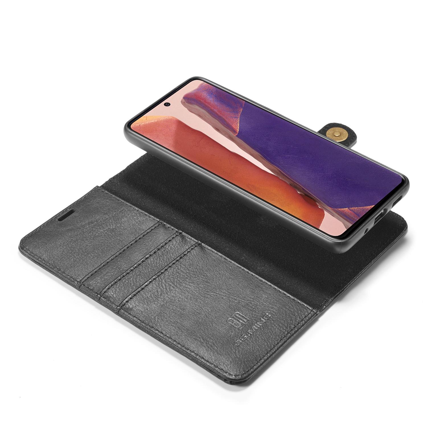 Samsung Galaxy Note 20 Plånboksfodral med avtagbart skal, Black