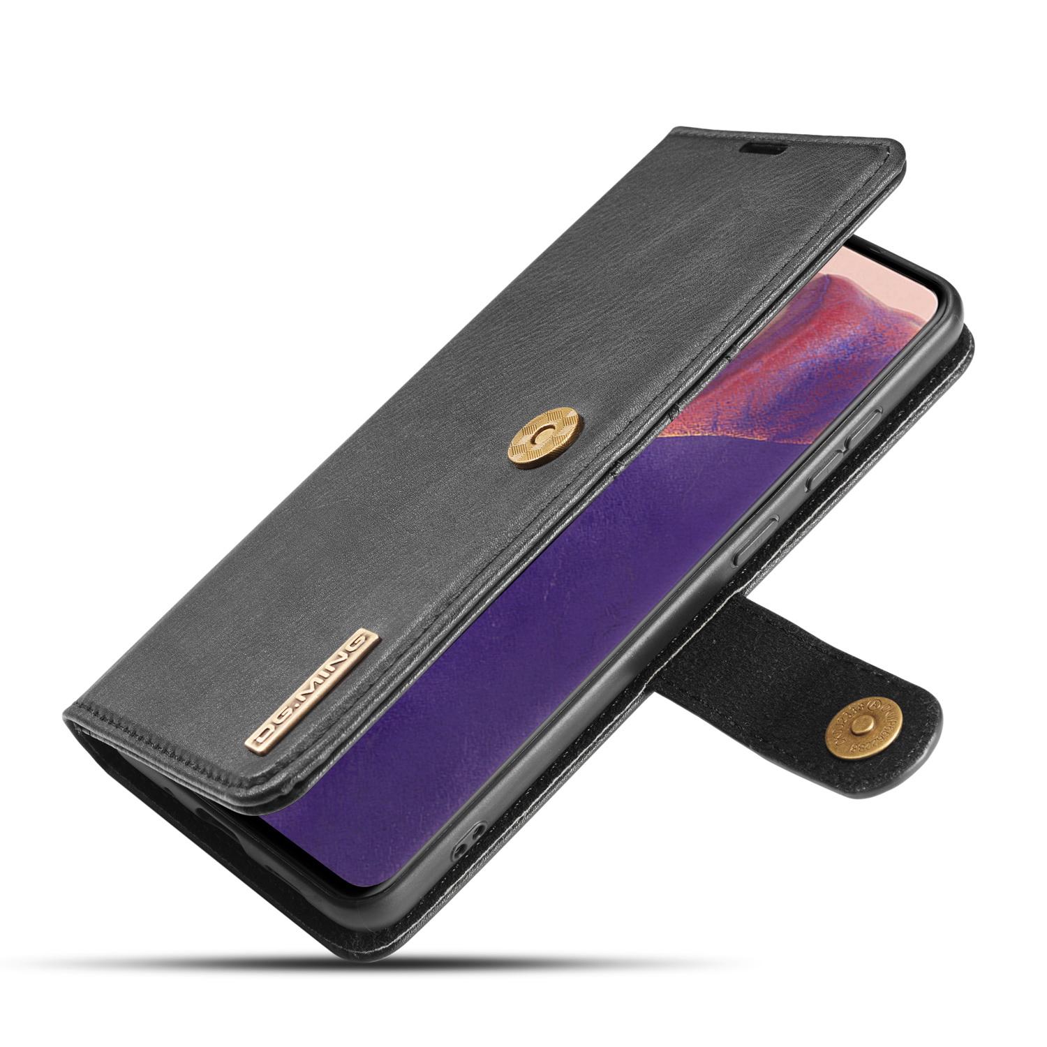 Galaxy Note 20 Plånboksfodral med avtagbart skal, svart