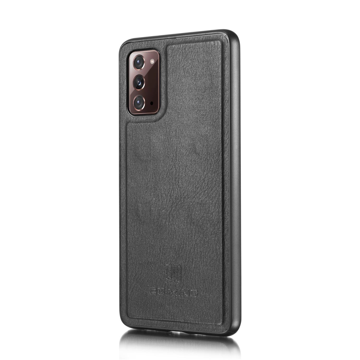 Samsung Galaxy Note 20 Plånboksfodral med avtagbart skal, Black